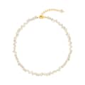Baroque Millet Beaded Necklace Freshwater Irregular Pearl Choker 6