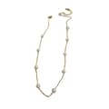 Minimally Trendy Gold Plated Jewelry Collarbone Chain Fashionable Freshwater Pearl Necklace 5