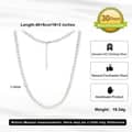 Natural Freshwater Pearl Bead Chain Necklace 925 Sterling Silver 5