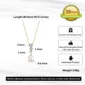 Elegant 925 Silver 9-10mm Natural Freshwater Pearl Pendant Necklace 5