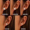 Natural Freshwater Pearl Stud Earrings 925 Sterling Silver 7.5-12mm 3