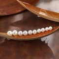 Natural Freshwater Pearl Stud Earrings 925 Sterling Silver 7.5-12mm 4