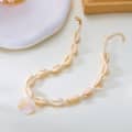 Handmade Simple Gold Shell Pearl Pendant Necklace Fashion Summer Beach Hand-Woven Sea Conch Necklace 5