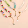 Summer Natural Stone Necklace Handmade Beaded Clavicle Chain Fashion Jewelry All-match 4