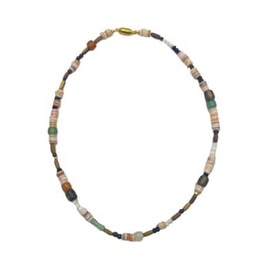 Natural Freshwater Pearl Necklace Bamboo Natural Stone Beaded Jewelry detail 2