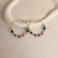 Beaded Natural Stone Freshwater Handmade Geometric Trendy Fashion Necklace 2