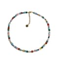 Beaded Natural Stone Freshwater Handmade Geometric Trendy Fashion Necklace 5