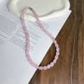 Banquet Accessory Natural Stone Fresh and Natural Sweet Simple Romantic Crystal Cute Necklace 2