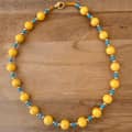 Bohemia Dopamine Beaded Necklace, Natural Stone 1