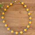 Bohemia Dopamine Beaded Necklace, Natural Stone 2