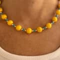 Bohemia Dopamine Beaded Necklace, Natural Stone 5