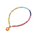 Multi Pendant Necklace Flower Charms Fashion Beaded Bohemia Style Necklace 4
