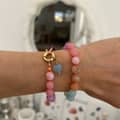 Heart Bracelet and Necklace Set, Colorful Strands, Stainless Steel 1