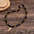 Summer Surfer Coconut Shell Wood Beaded Necklace Fashion Acrylic Shark Tooth Pendant Men's Hip-Hop Ocean Sealife Jewelry 4