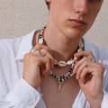 Bohemia 5pcs Set Wooden Coconut Beaded Statement Necklace Fashion Seashell Shark Tooth Pendant Sealife Necklace Men 3