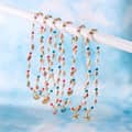 Summer Beach Sealife Ocean Series Cowrie Pearl Seashell Conch Beaded Necklace and Bracelet Set 1