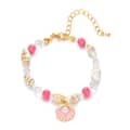Gold+Pink Shell-3 Bracelet