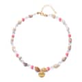 Gold+Pink Shell-2 Necklace