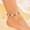 Purple Anklet