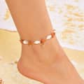 Orange Anklet