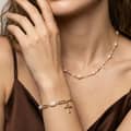 Dainty Cross Pendant Necklace with Cultured Freshwater Pearl, 925 Sterling Silver 4