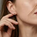 925 Sterling Silver Screw-Back Natural Freshwater Pearl Small Dainty Stud Earrings 3