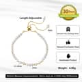 Adjustable 925 Sterling Silver Natural Freshwater Pearl Bracelet, Dainty Elegant Pearl Chain 5