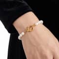 Natural Freshwater Pearl Necklace and Bracelet Set, Stainless Steel Waterproof 6