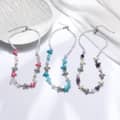 Summer Beach Handmade Pearl Natural Stone Chips Sealife Necklace Hawaii Fashion Sea Turtle Starfish Bracelet Jewelry 1