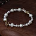Crystal Adjustable Bracelet Freshwater Pearl Beaded Bracelet 4