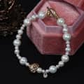 Crystal Adjustable Bracelet Freshwater Pearl Beaded Bracelet 5