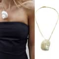 Coffee-Colored Cord-4345 Cm-necklace