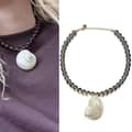 Kaju Shell Necklace 385 Cm nb10