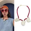 Three Conch Shell Necklace-405 Cm