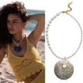 Freshwater Pearl Necklace-385 Cm