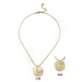 Yellow Snail Necklace