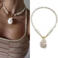 Mixed-Style Freshwater Pearl Necklace-43 Cm