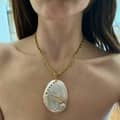 Coffee-Colored Chain Necklace