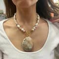 Red Shell Necklace-shell Beads