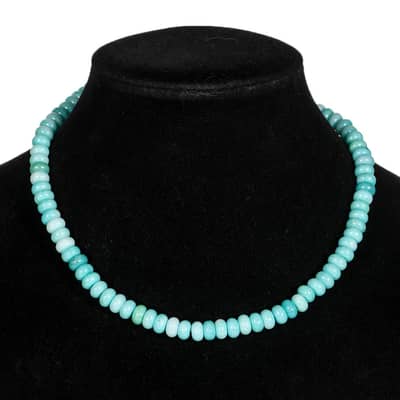 Candy Color Natural Stone Multi-Layer Abacus Bead Choker, Dainty Stackable detail 4