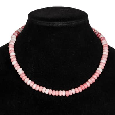 Candy Color Natural Stone Multi-Layer Abacus Bead Choker, Dainty Stackable detail 5