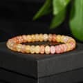 Colorful Natural Stone Beaded Bracelet Gemstone Abacus Bead Elastic Stretch Bracelet Stackable Jewelry 6