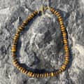 Bohemian Natural Stone Multi-Color Beaded Necklace, Waterproof Stainless Steel OT Clasp 2