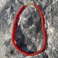 Bohemian Natural Stone Multi-Color Beaded Necklace, Waterproof Stainless Steel OT Clasp 3
