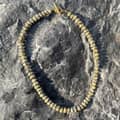 Bohemian Natural Stone Multi-Color Beaded Necklace, Waterproof Stainless Steel OT Clasp 4