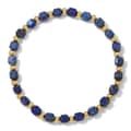 Faceted Natural Stone Square Beads Bracelet Waterproof Stainless Steel Bead Elastic Rope Bracelet Party Gift 1