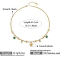 Green--Gold Necklace