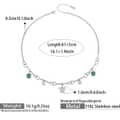 Green--Silver Necklace