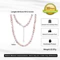 Vintage Pink Baroque Natural Freshwater Pearl Beaded Necklace, 925 Sterling Silver, 7-8mm 5
