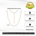 925 Sterling Silver Natural Freshwater Pearl 5-6mm Adjustable Dainty Chain Necklace 5